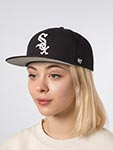 Бейсболка 47 BRAND арт. B-NSHOT06WBP-BK Chicago White Sox MLB (черный)